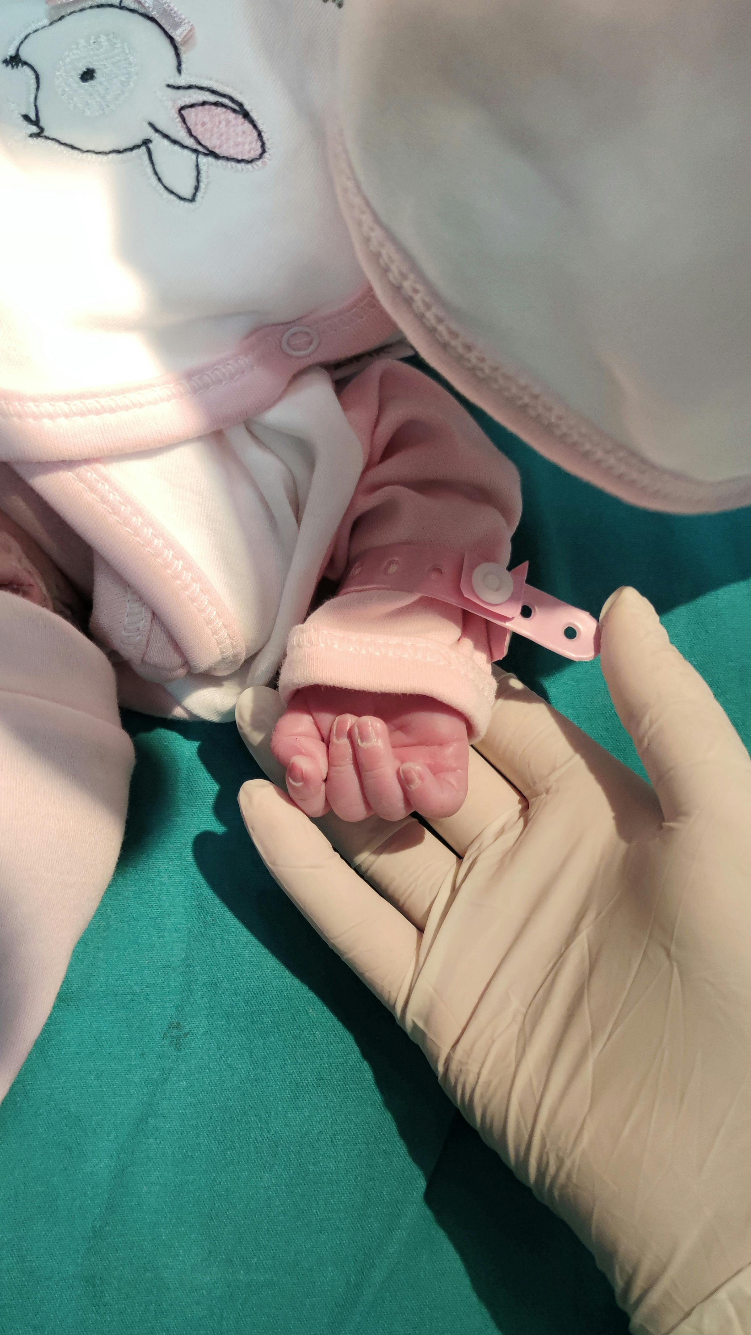 Newborn — the result of a successful embryo transfer